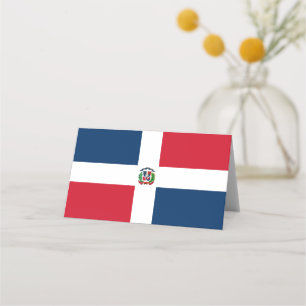 Dominican Republic flag Place Card