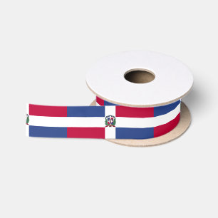 Dominican Republic Flag Satin Ribbon