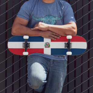 Dominican Republic flag Skateboard
