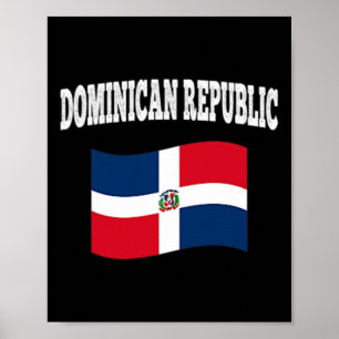 Dominican Republic Flag Sport Competition Vacation Poster