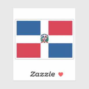 Dominican Republic Flag Sticker