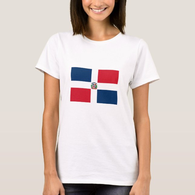 Dominican Republic Flag T-Shirt (Front)