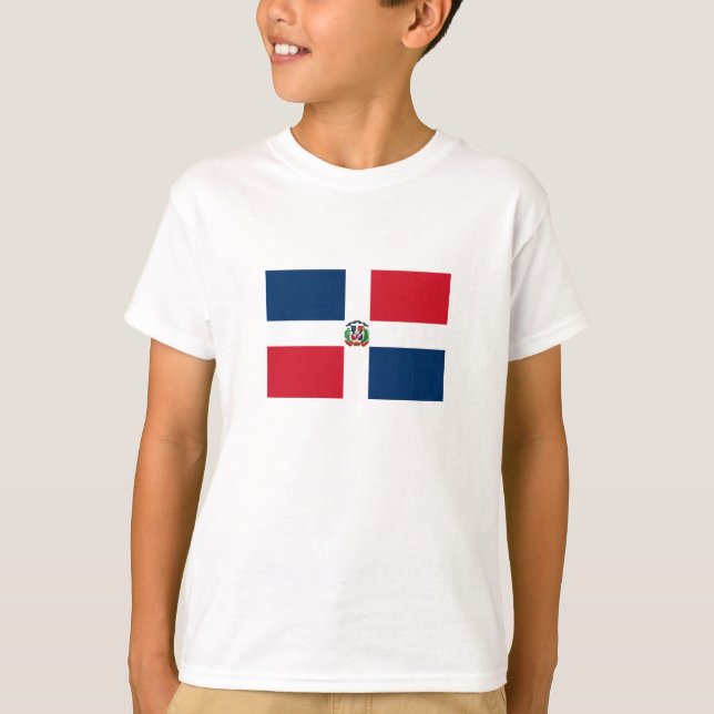 Dominican Republic Flag T-Shirt (Front)