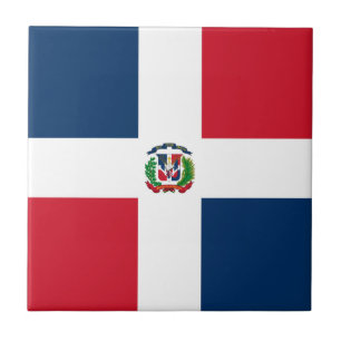 Dominican Republic flag Tile