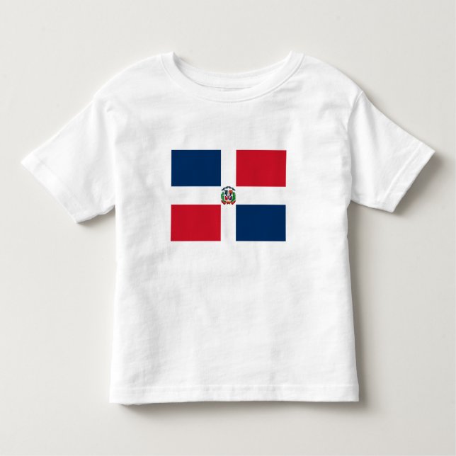 Dominican Republic Flag Toddler T-Shirt (Front)
