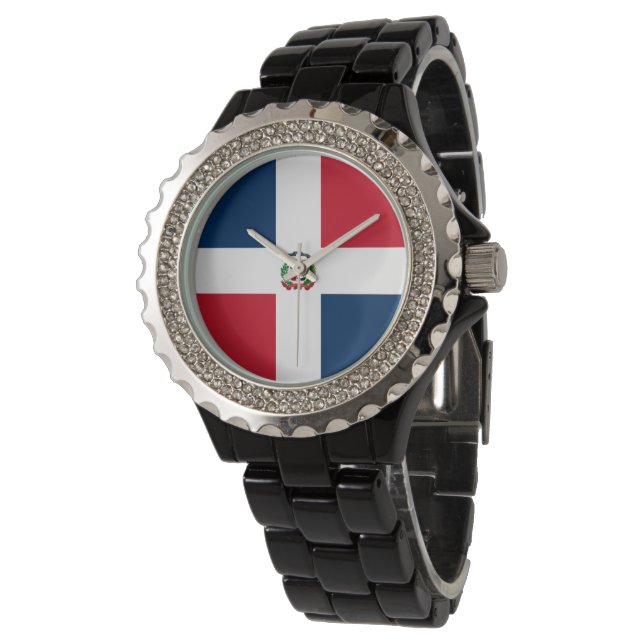 Dominican Republic flag Watch (Angled)