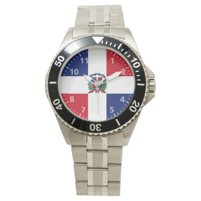 Dominican Republic Flag Watch (Front)