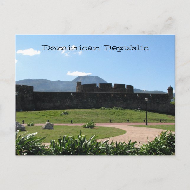 Dominican Republic fort Postcard (Front)