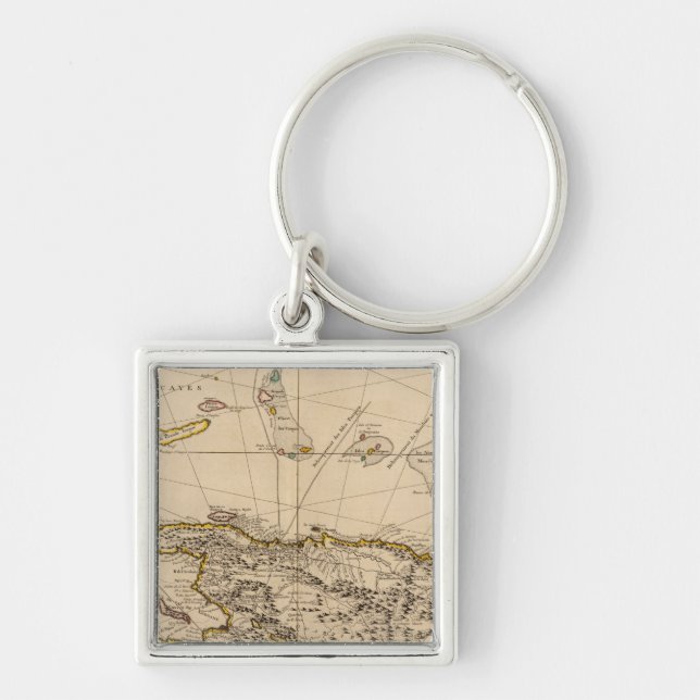 Dominican Republic, Haiti, West Indies Key Ring (Front)