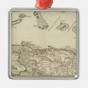 Dominican Republic, Haiti, West Indies Metal Tree Decoration