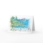 Dominican Republic Illustrated Travel Map 