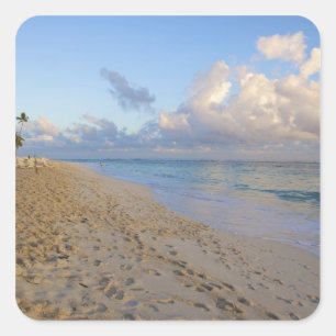 Dominican Republic, La Altagracia, Punta Cana, Square Sticker