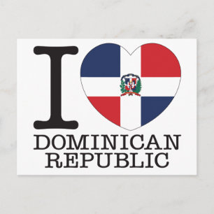 Dominican Republic Love v2 Postcard
