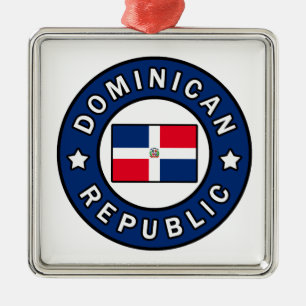 Dominican Republic Metal Tree Decoration