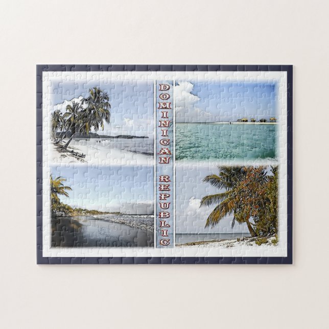 Dominican Republic - Mosaic - Jigsaw Puzzle (Horizontal)