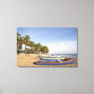 Dominican Republic, North Coast, Nagua, Playa Canvas Print