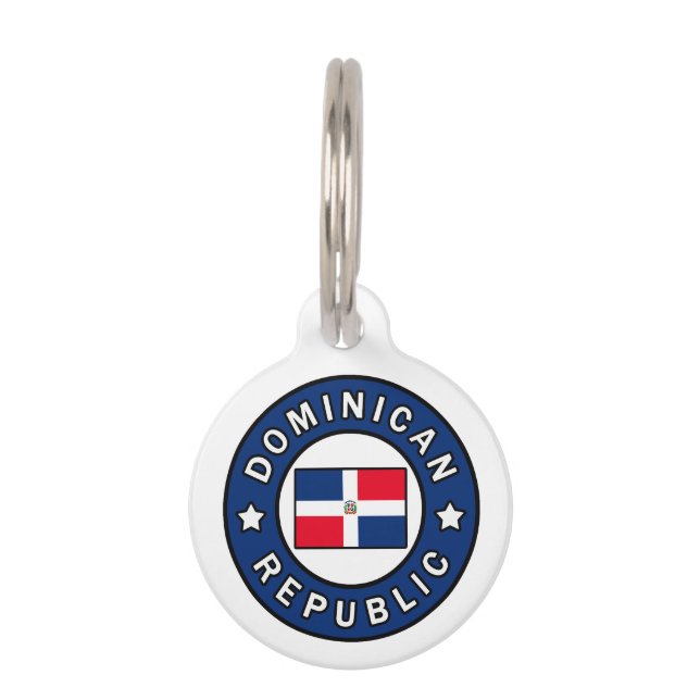 Dominican Republic Pet Tag (Front)