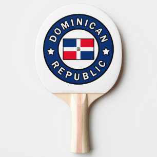 Dominican Republic Ping Pong Paddle
