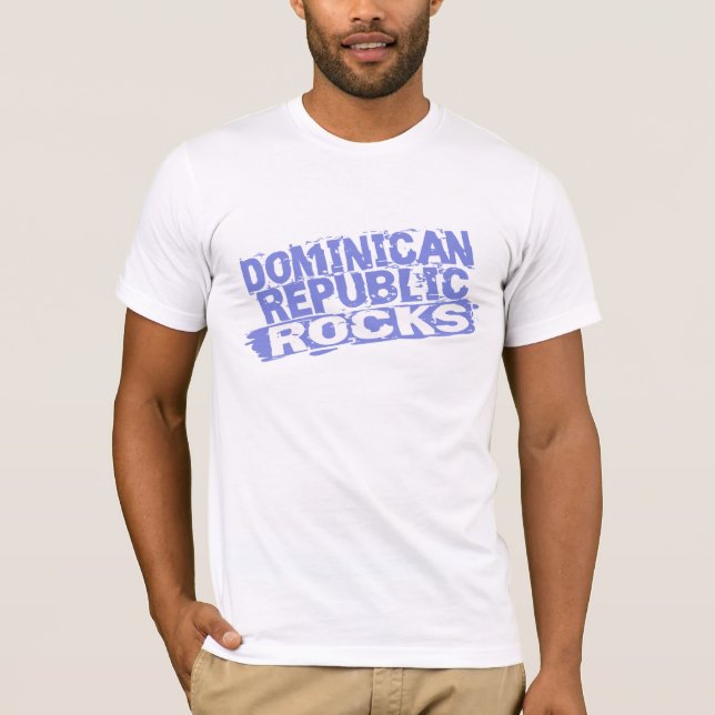 Dominican Republic Rocks T-Shirt (Front)