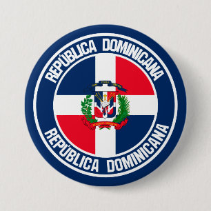 Dominican Republic Round Emblem 7.5 Cm Round Badge