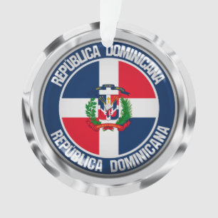 Dominican Republic Round Emblem Ornament