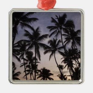 Dominican Republic, Samana Peninsula, Las 2 Metal Tree Decoration