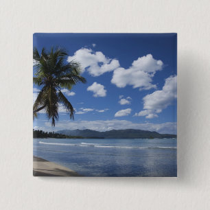 Dominican Republic, Samana Peninsula, Las 4 15 Cm Square Badge