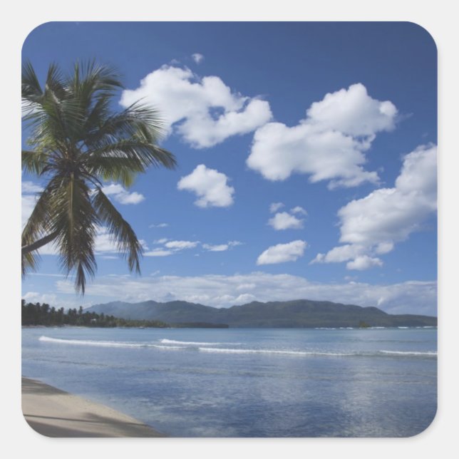Dominican Republic, Samana Peninsula, Las 4 Square Sticker (Front)