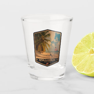 Dominican Republic Shot Glass