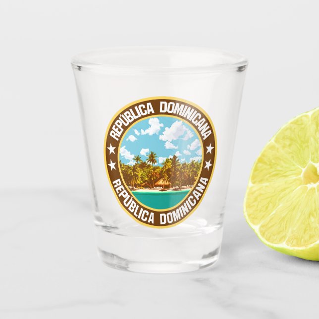 Dominican Republic                                 Shot Glass (Front)
