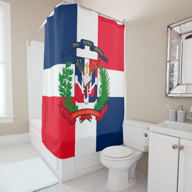 Dominican Republic Shower Curtain (In Situ)