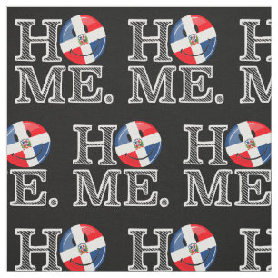 Dominican Republic Smiling Flag Housewarming Fabric