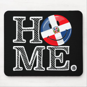 Dominican Republic Smiling Flag Housewarming Mouse Pad