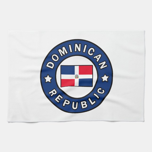 Dominican Republic Tea Towel (Horizontal)