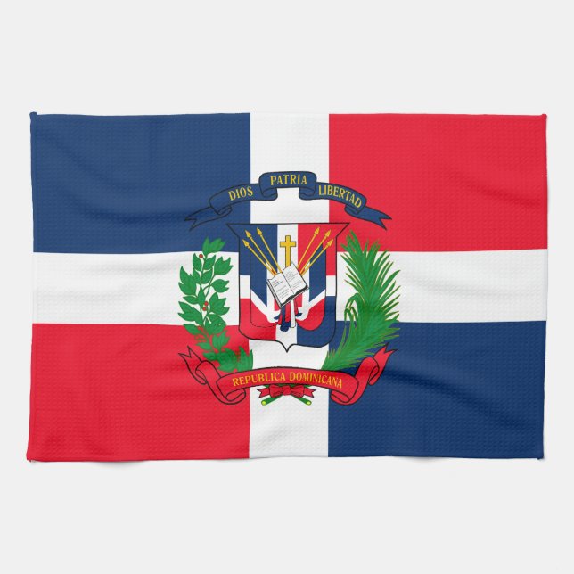 Dominican Republic Tea Towel (Horizontal)