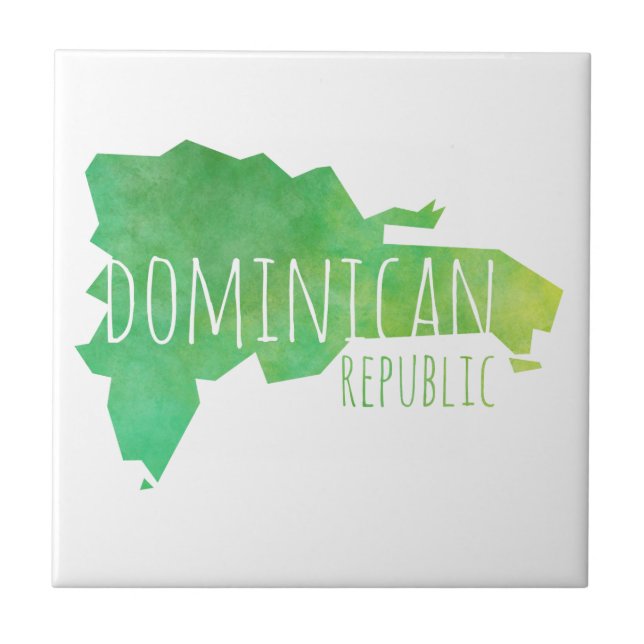 Dominican Republic Tile (Front)