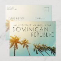 Dominican Republic Wedding Save the Date
