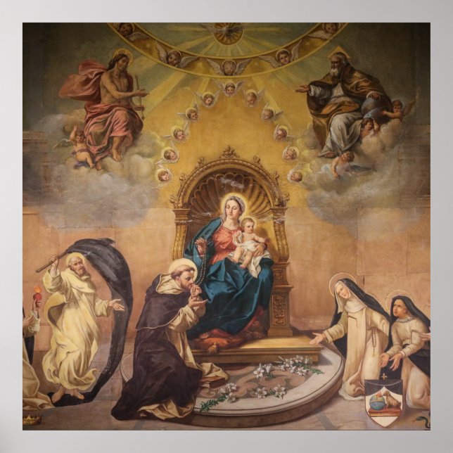 Dominican Saints in Heaven Poster (Front)