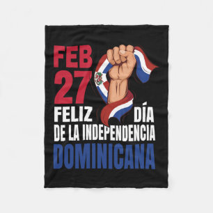 Dominicana - Dominican Independence Day  Fleece Blanket