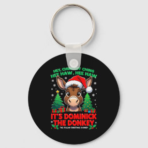 Dominick Donkey Cheer Mi Burrito Sabanero Mexican  Key Ring