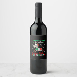 Dominick The Christmas Donkey-Italian Donkey Wine Label