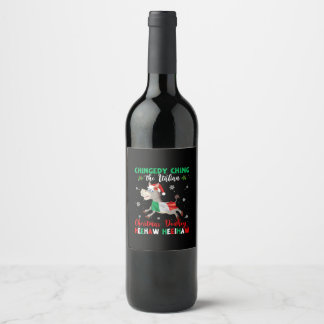 Dominick The Christmas Donkey-Italian Donkey Wine Label
