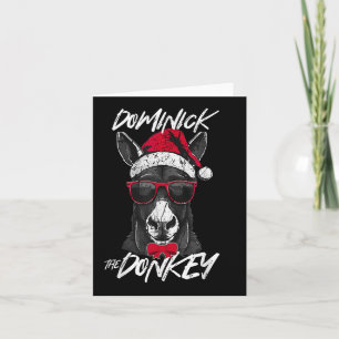 Dominick The Donkey Christmas Funny Card
