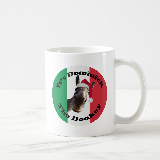 dominick the donkey coffee mug (Right)