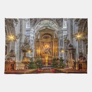 Dominikanerkirche St. Maria Rotunda Tea Towel