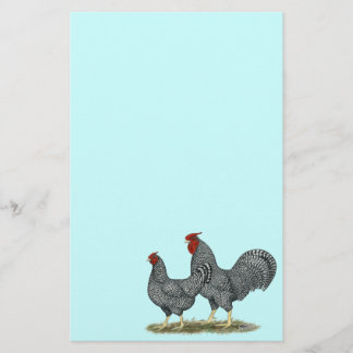 Dominique Chickens Stationery