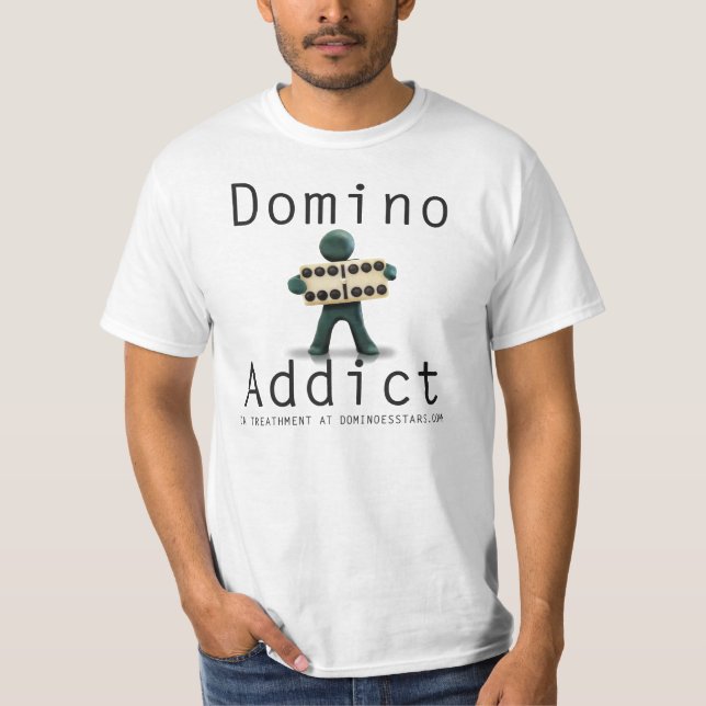 Domino Adict - Dominoes Stars T-Shirt (Front)