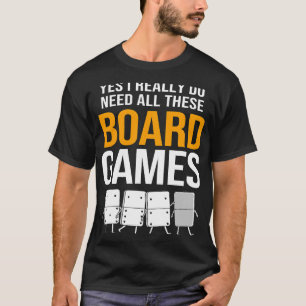 Domino Board Game Funny Dominoes For Men T-Shirt