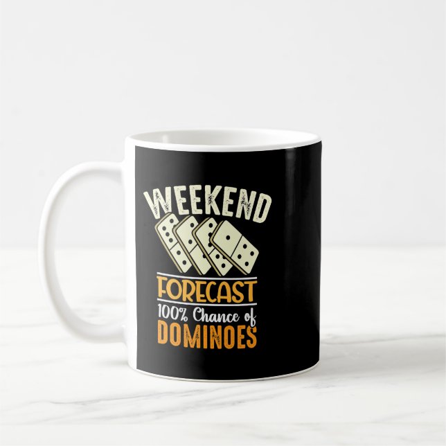 Domino Dominoes Board Game Player Coffee Mug (Left)