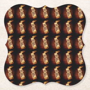 Domino Effect Paper Coaster